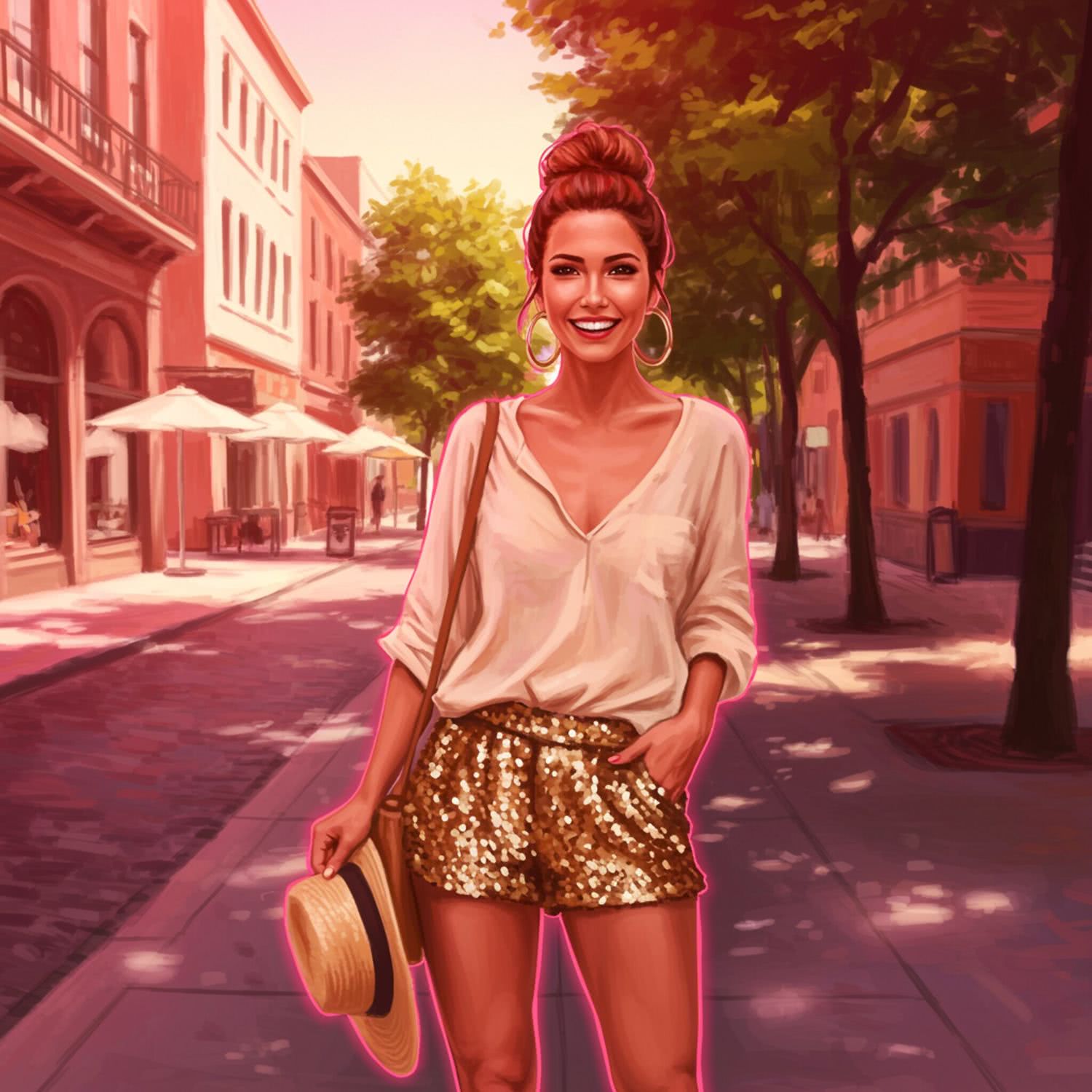 Ilustracja Moda i Styl