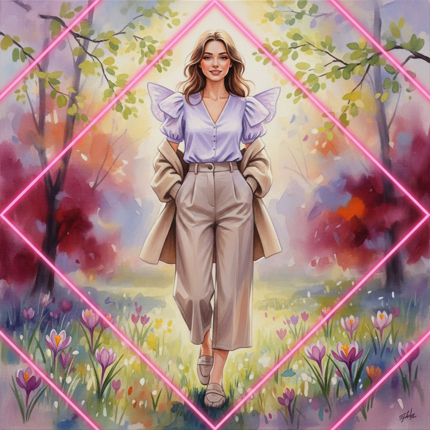 Ilustracja Moda i Styl