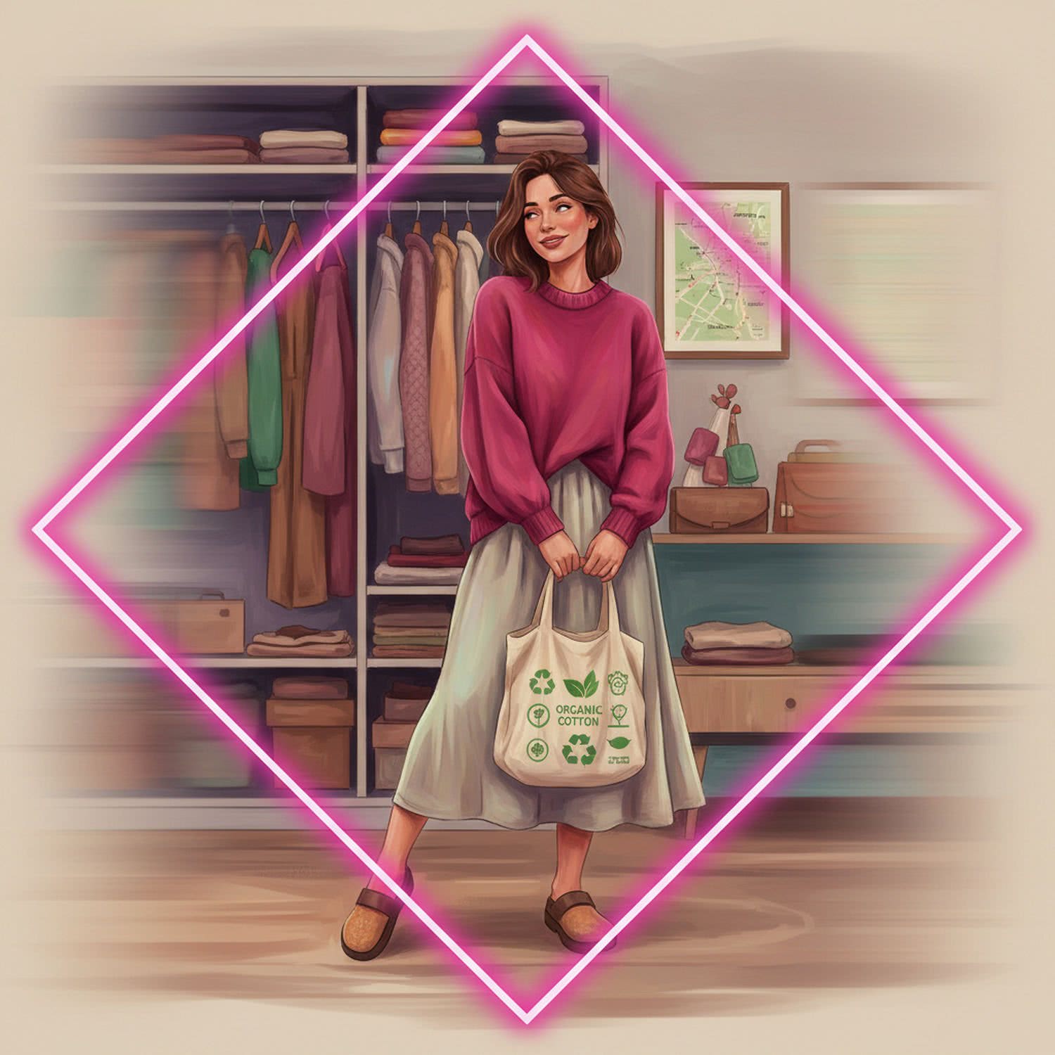 Ilustracja Moda i Styl