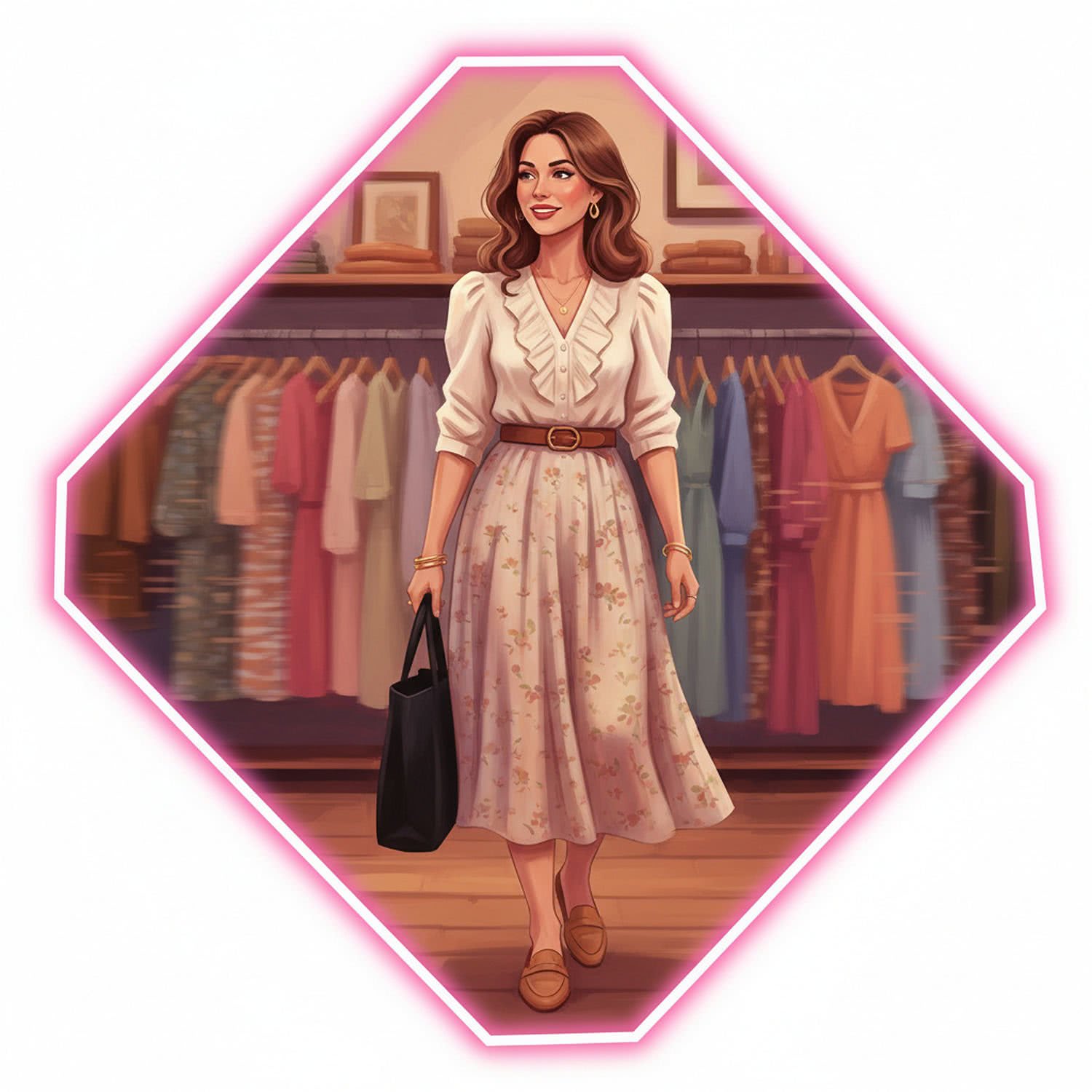 Ilustracja Moda i Styl