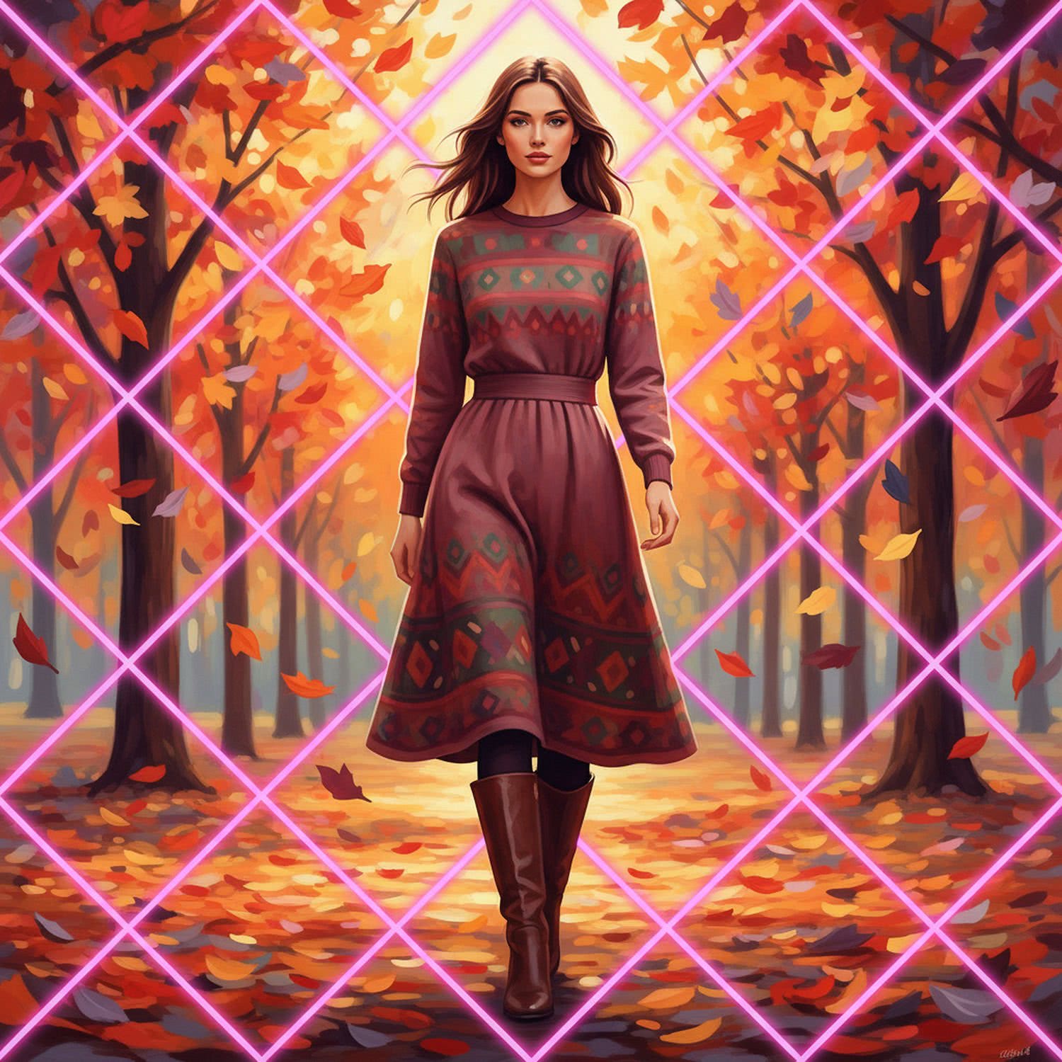 Ilustracja Moda i Styl