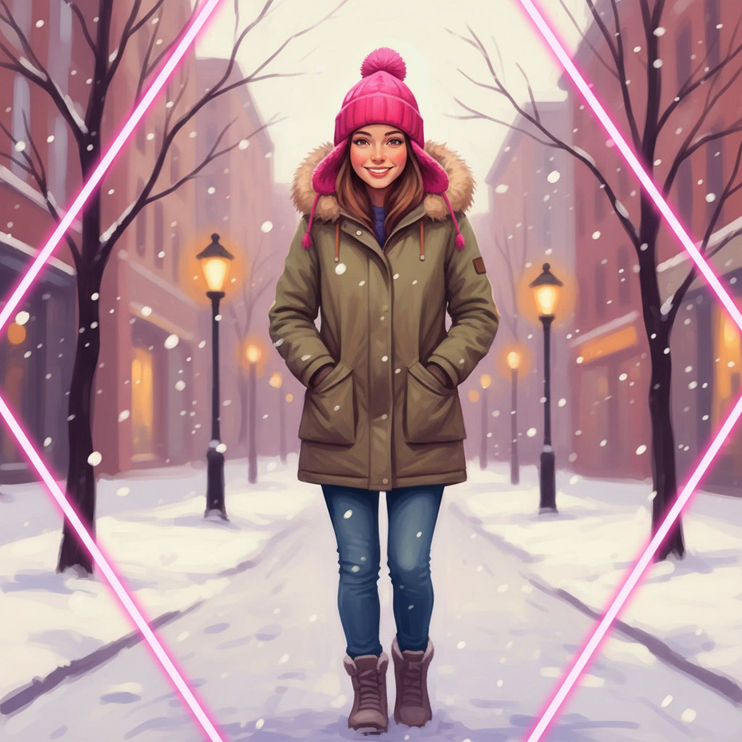 Ilustracja Moda i Styl