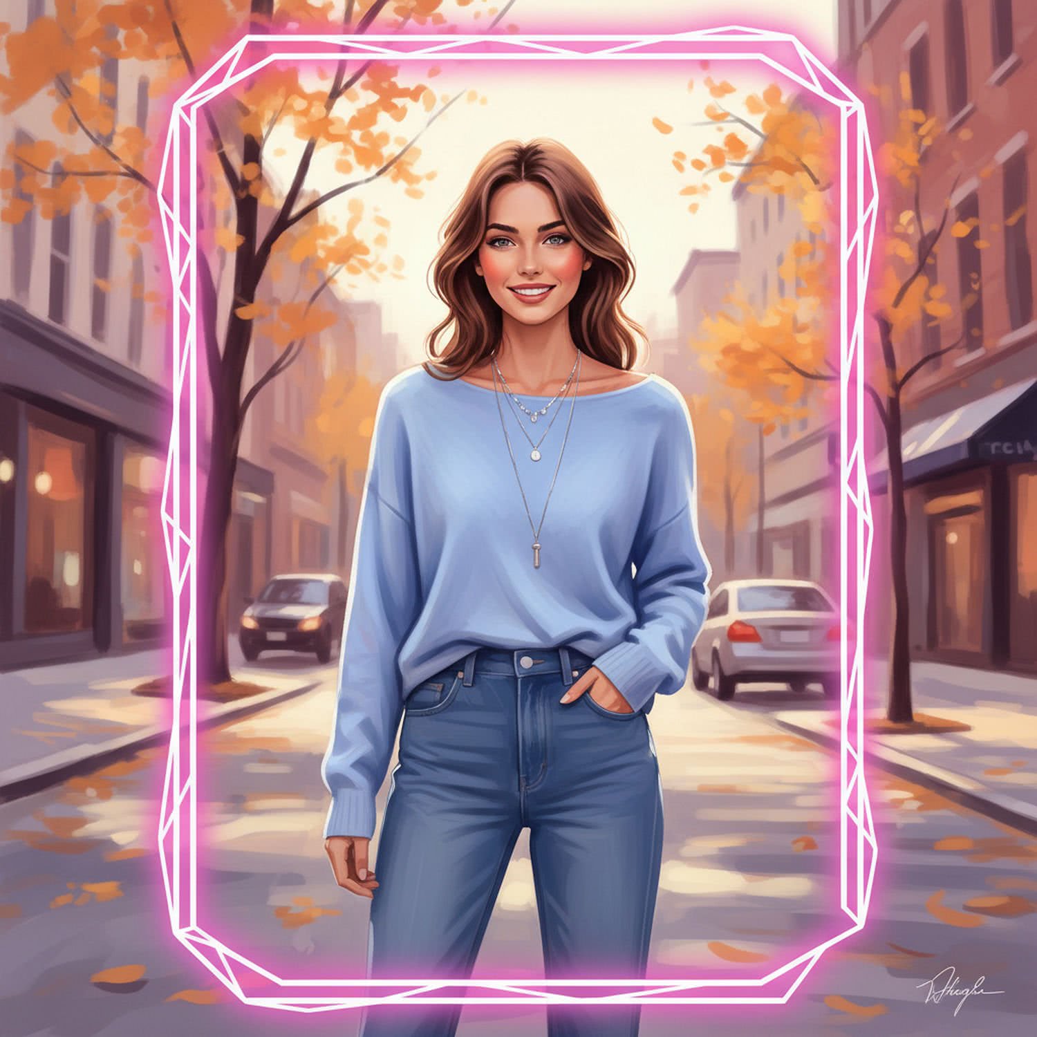 Ilustracja Moda i Styl