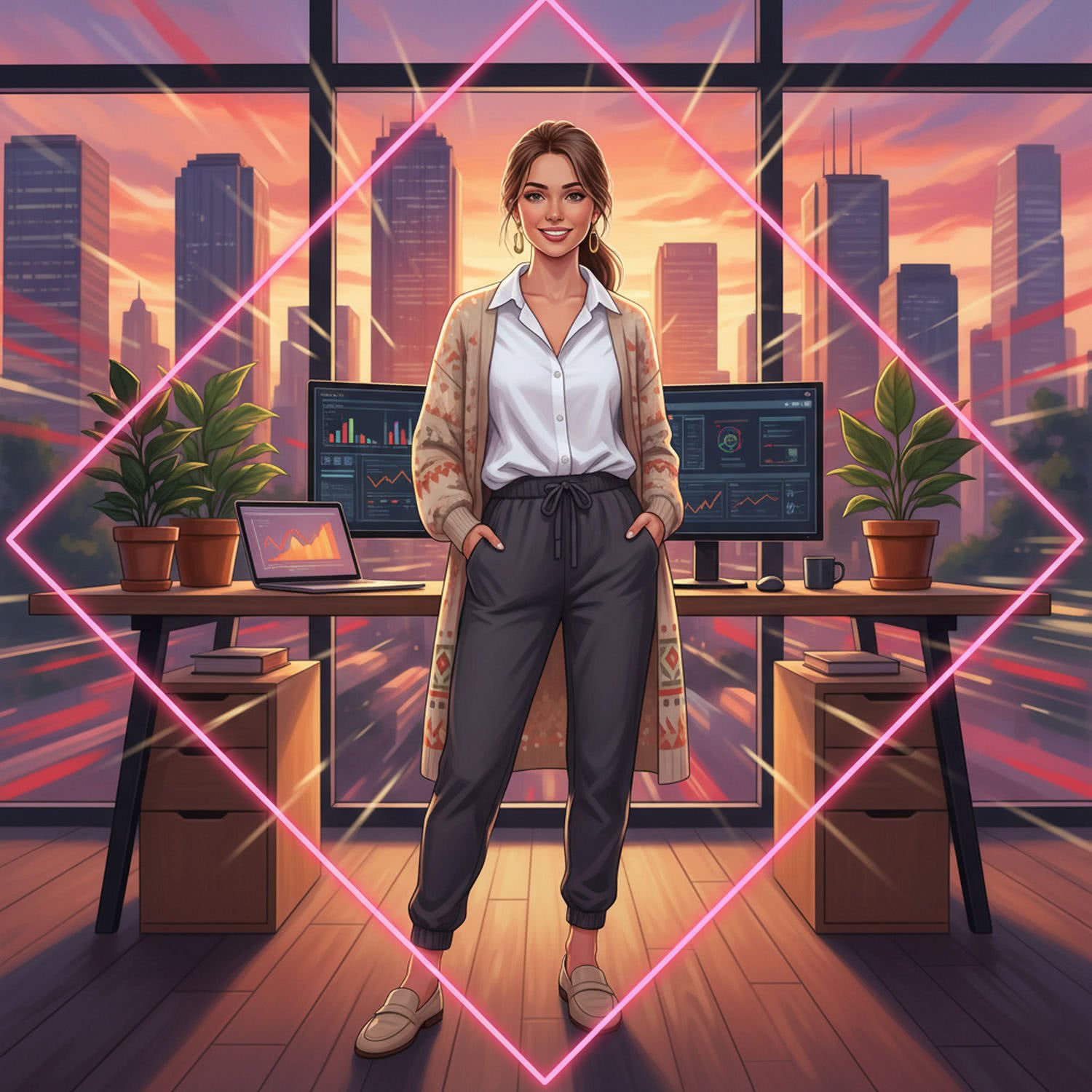 Ilustracja Moda i Styl