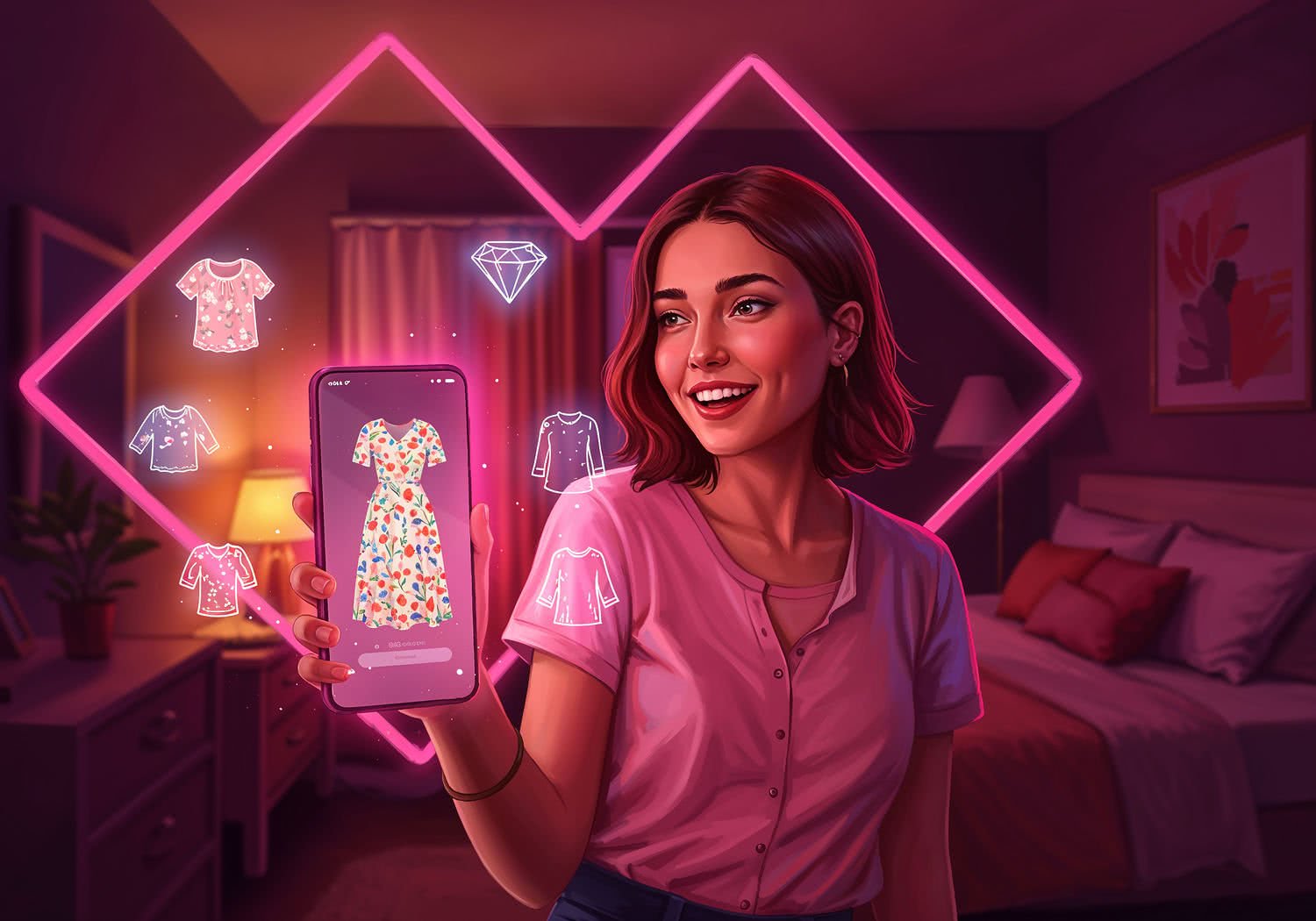 Ilustracja Moda i Styl