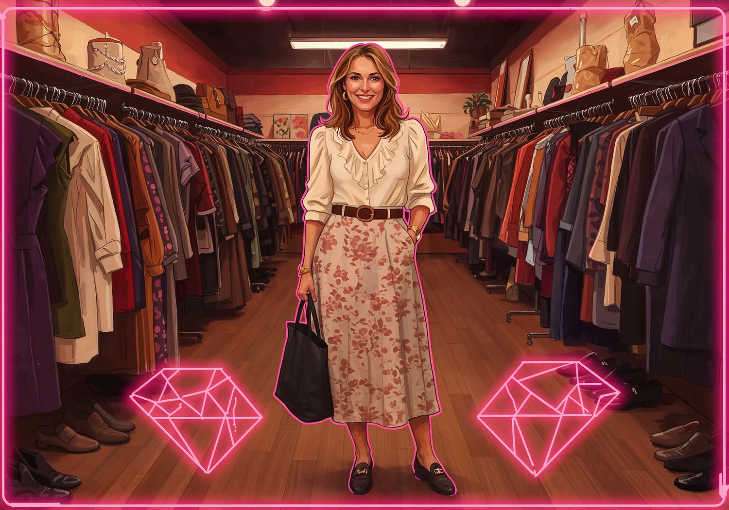 Ilustracja Moda i Styl