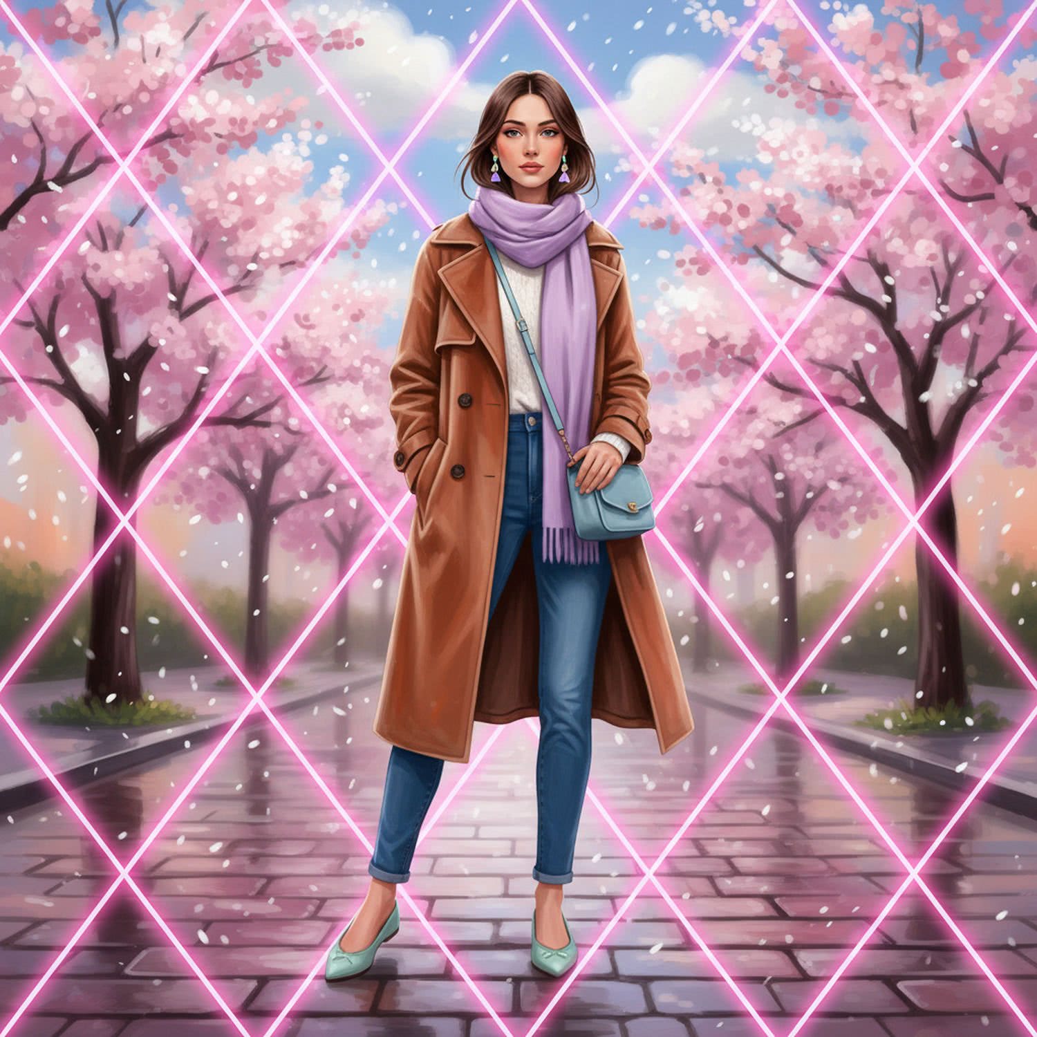 Ilustracja Moda i Styl