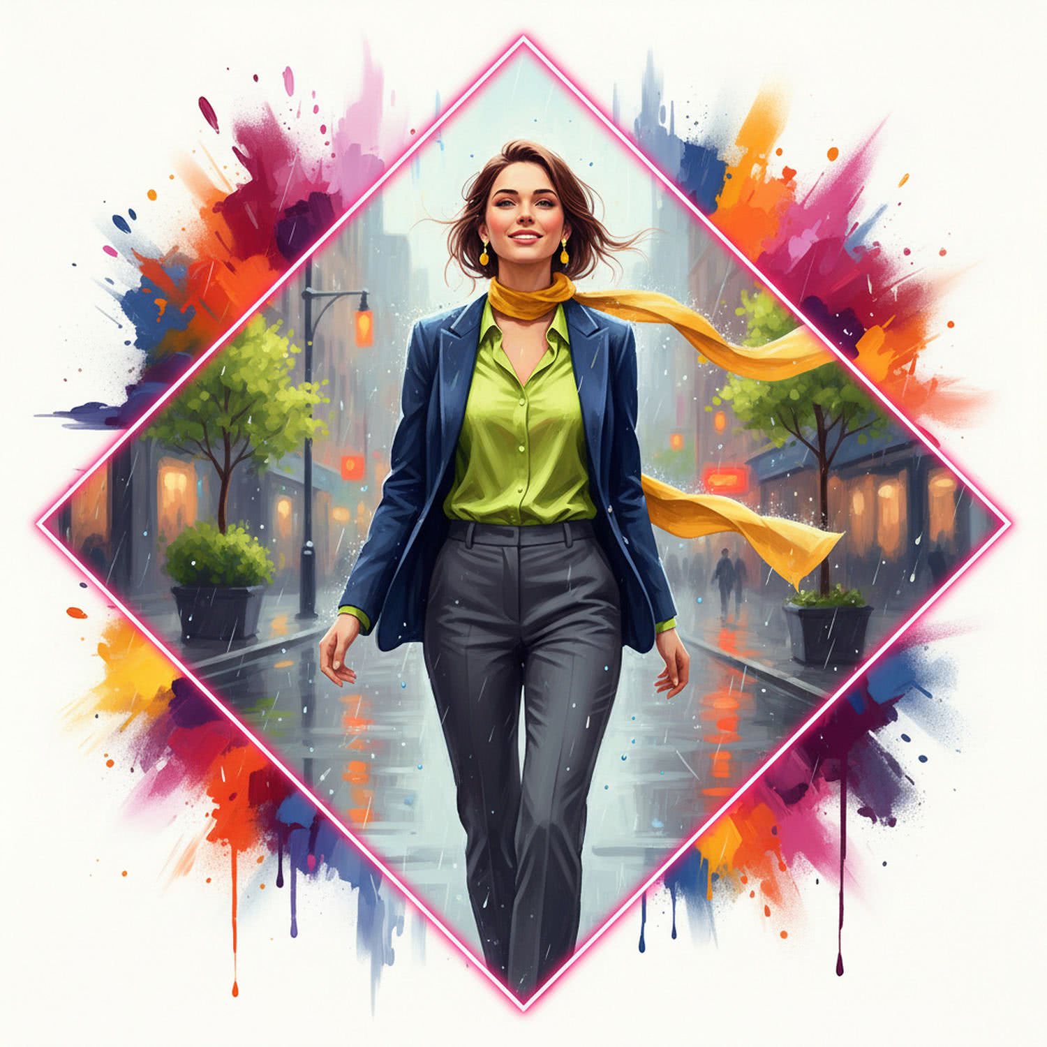 Ilustracja Moda i Styl