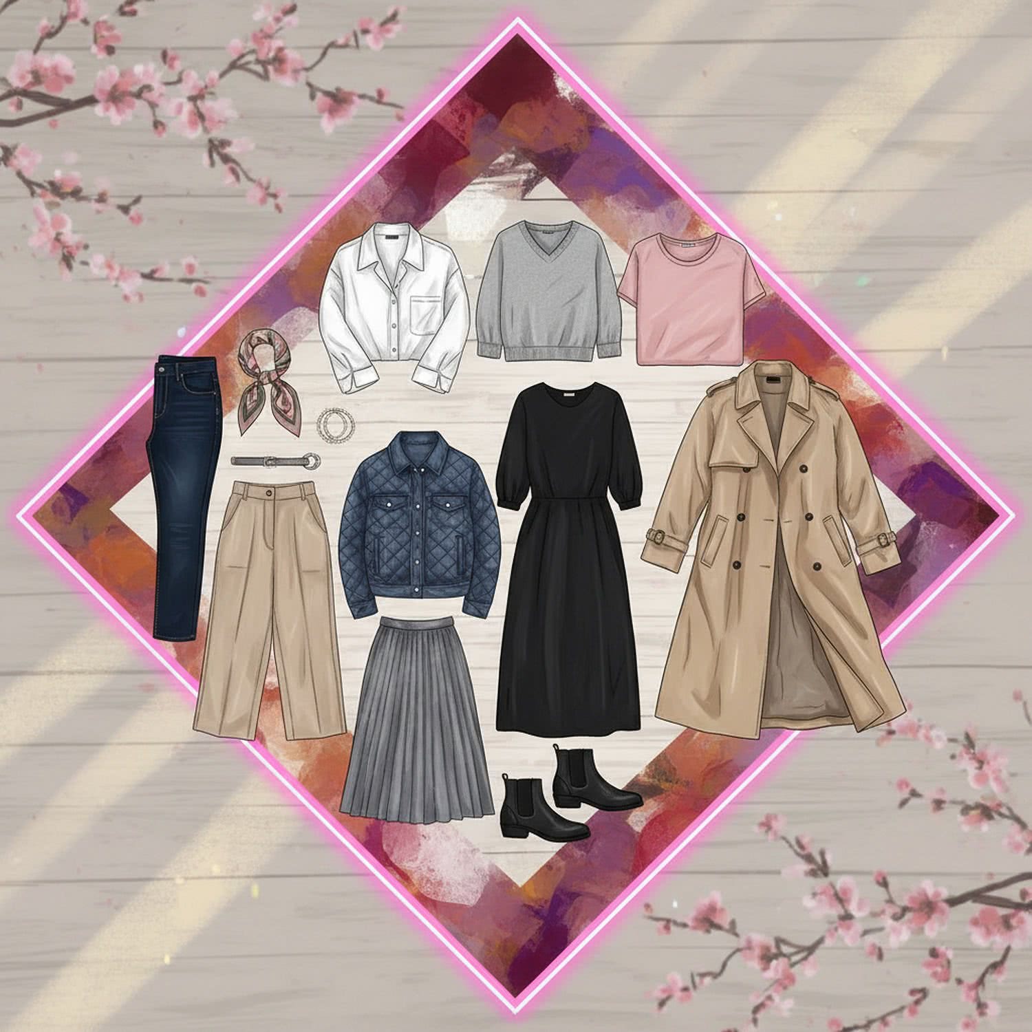 Ilustracja Moda i Styl