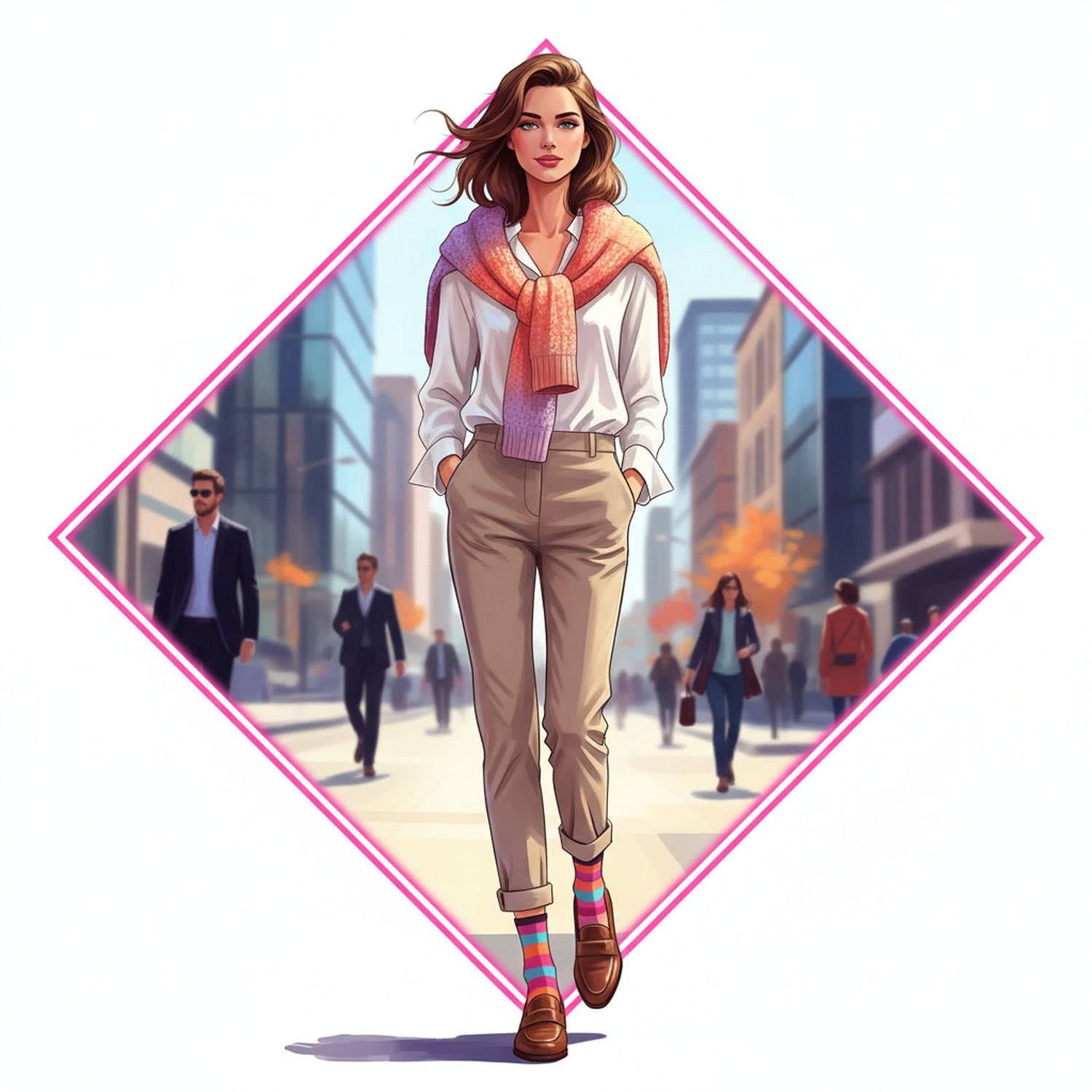 Ilustracja Moda i Styl