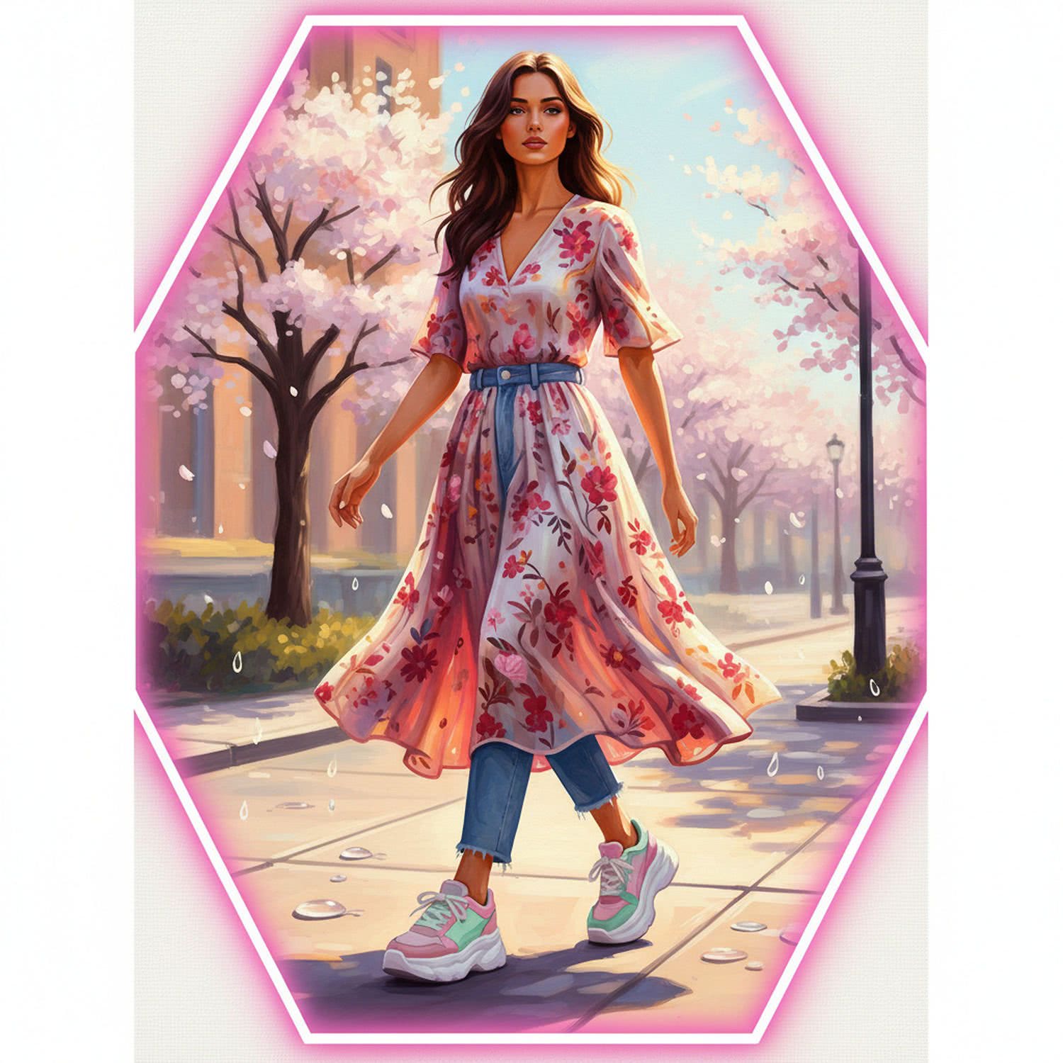 Ilustracja Moda i Styl