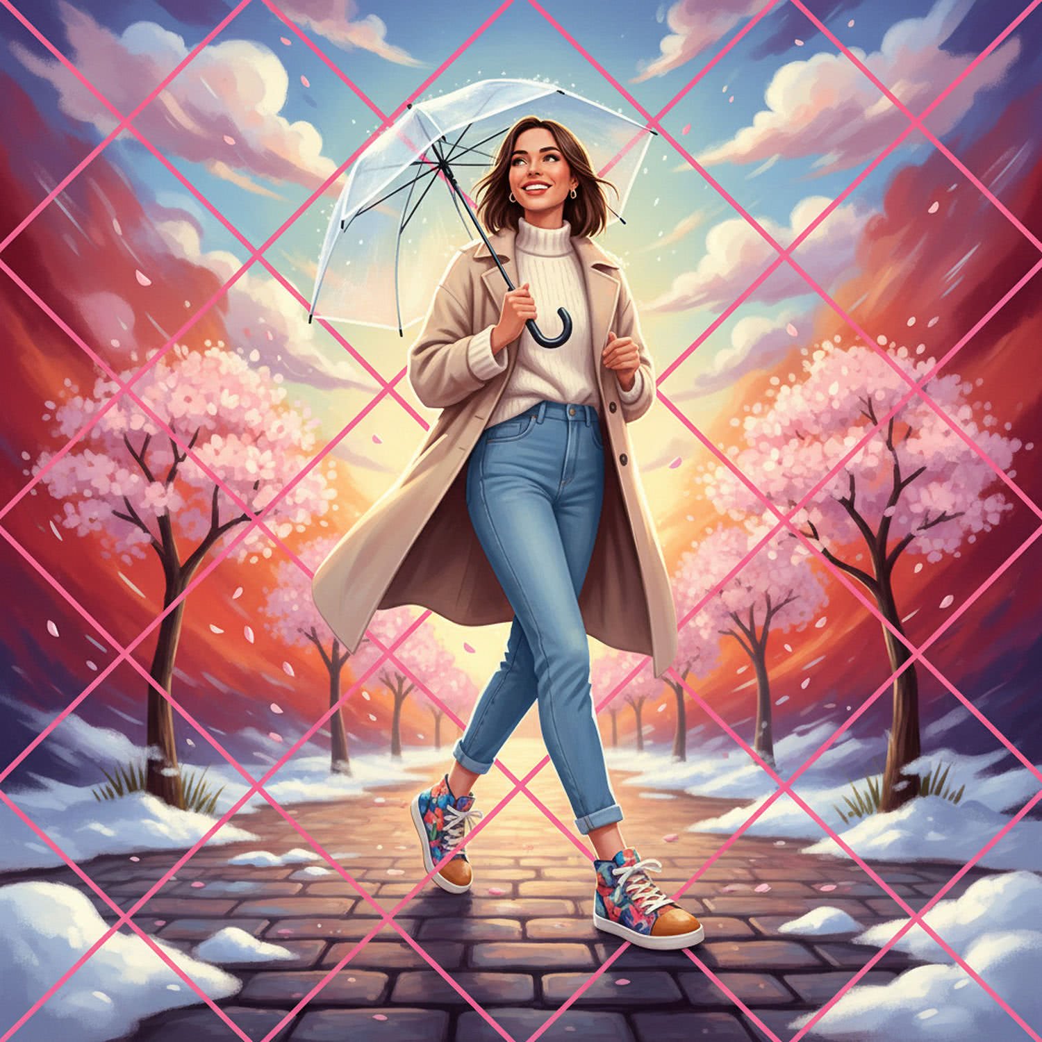 Ilustracja Moda i Styl