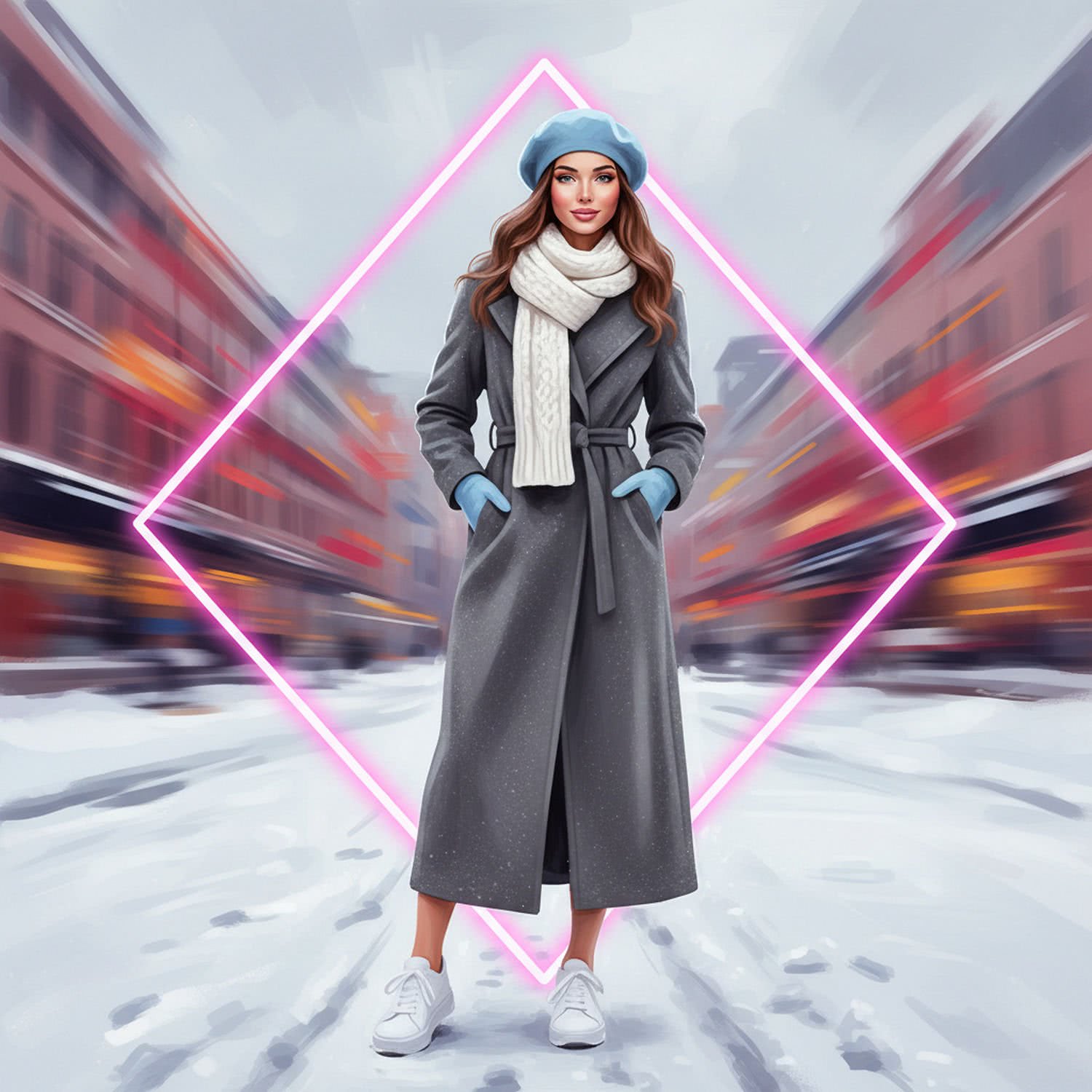 Ilustracja Moda i Styl