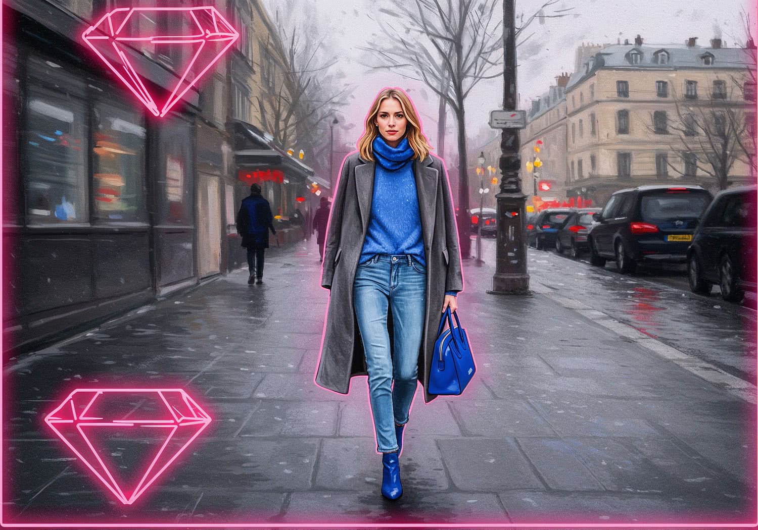 Ilustracja Moda i Styl