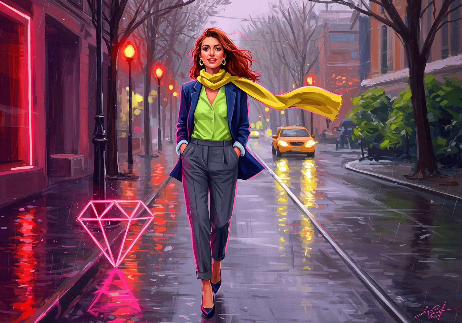 Ilustracja Moda i Styl