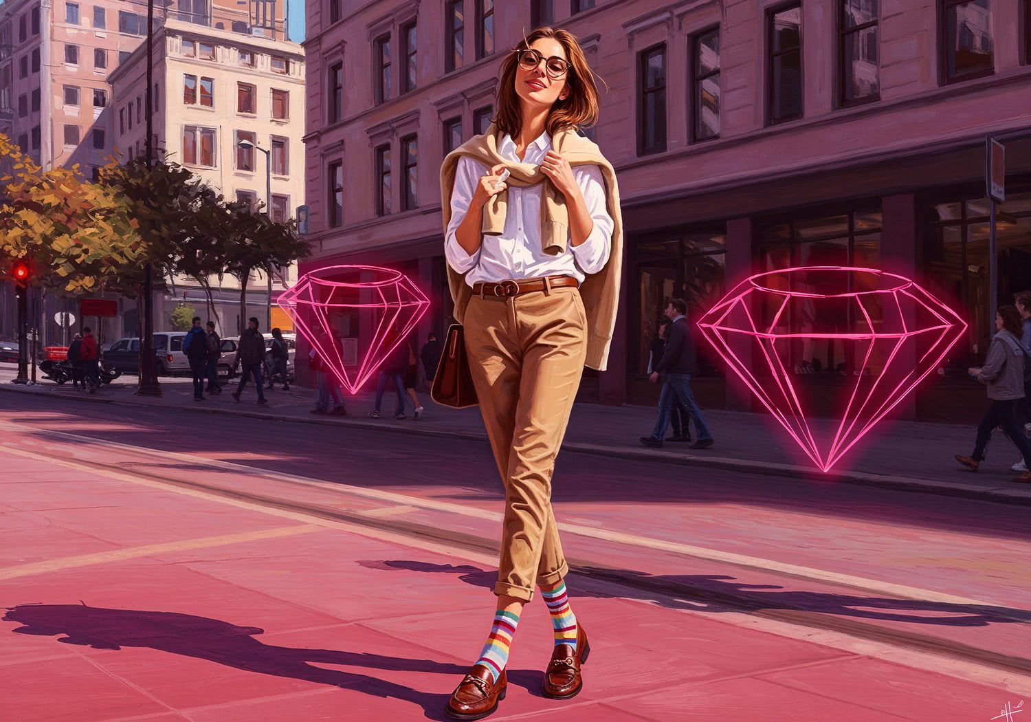 Ilustracja Moda i Styl