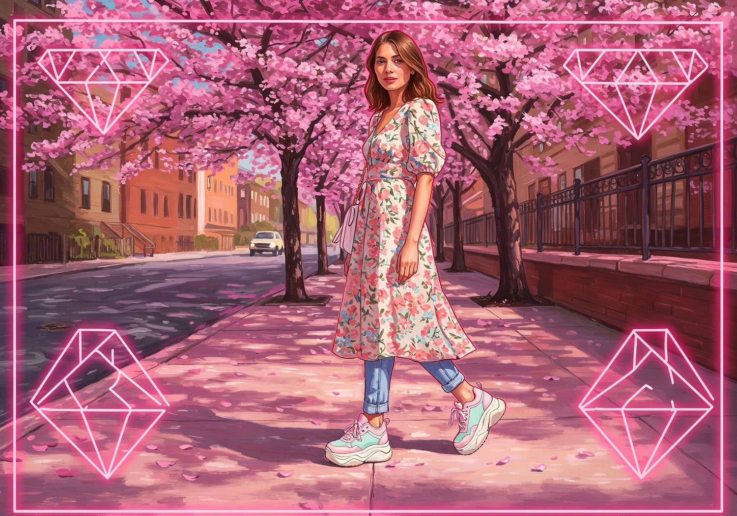 Ilustracja Moda i Styl