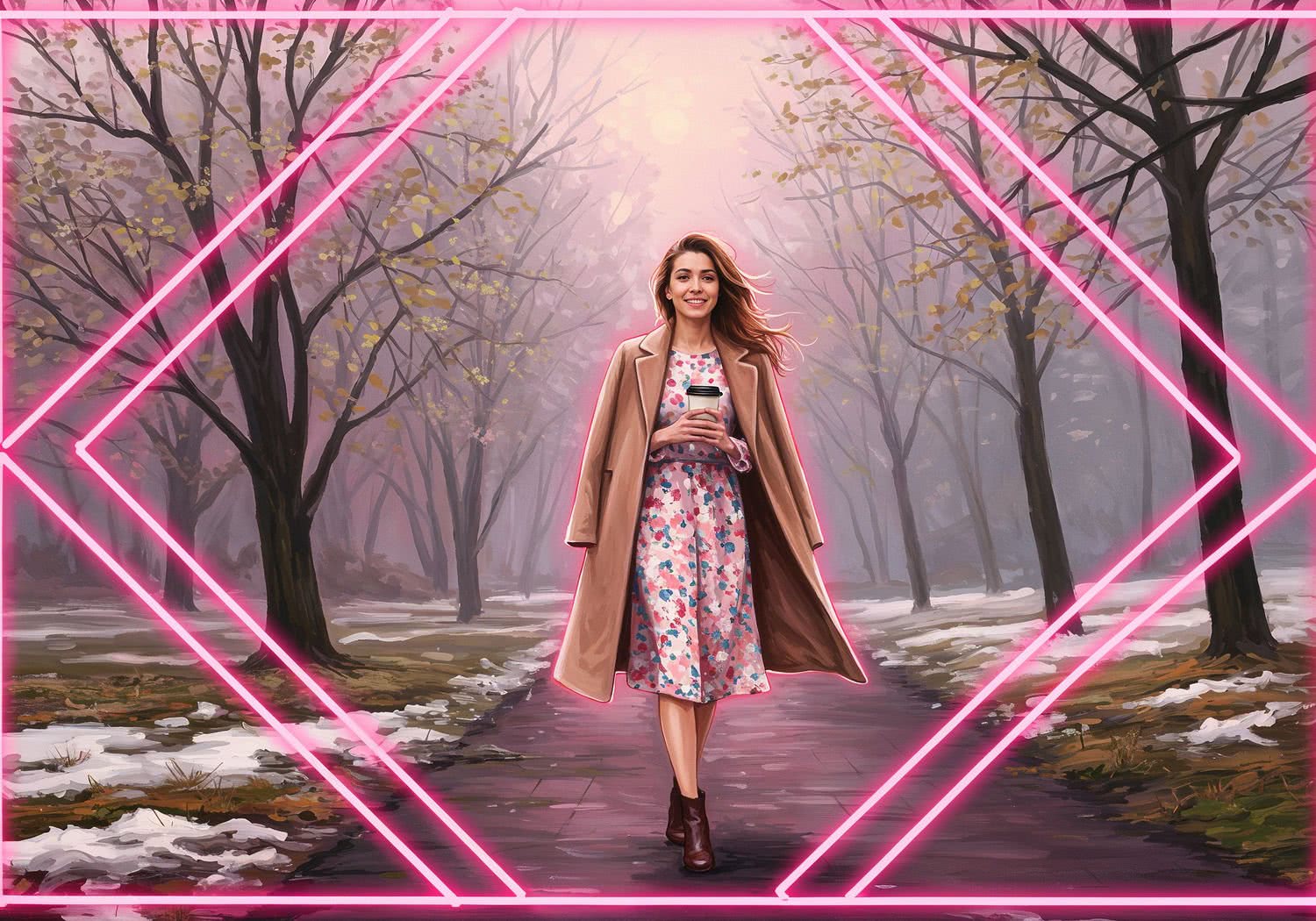 Ilustracja Moda i Styl