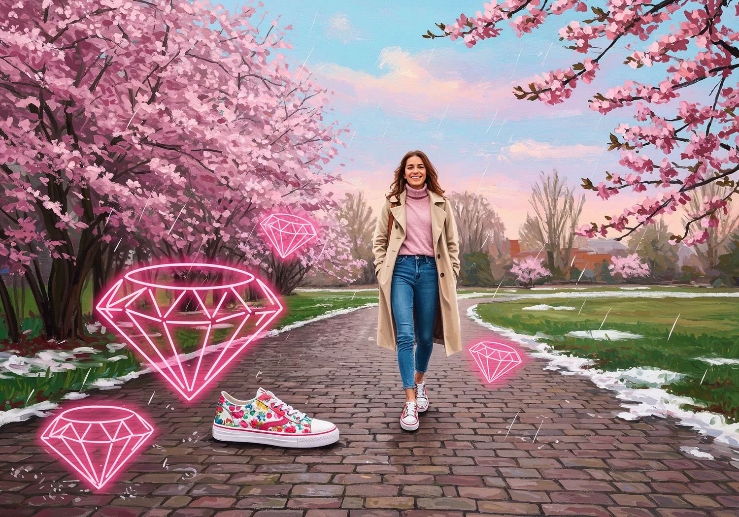 Ilustracja Moda i Styl