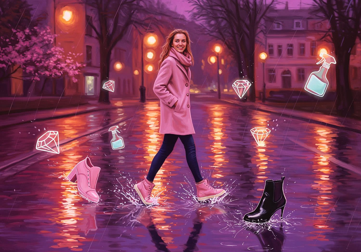 Ilustracja Moda i Styl