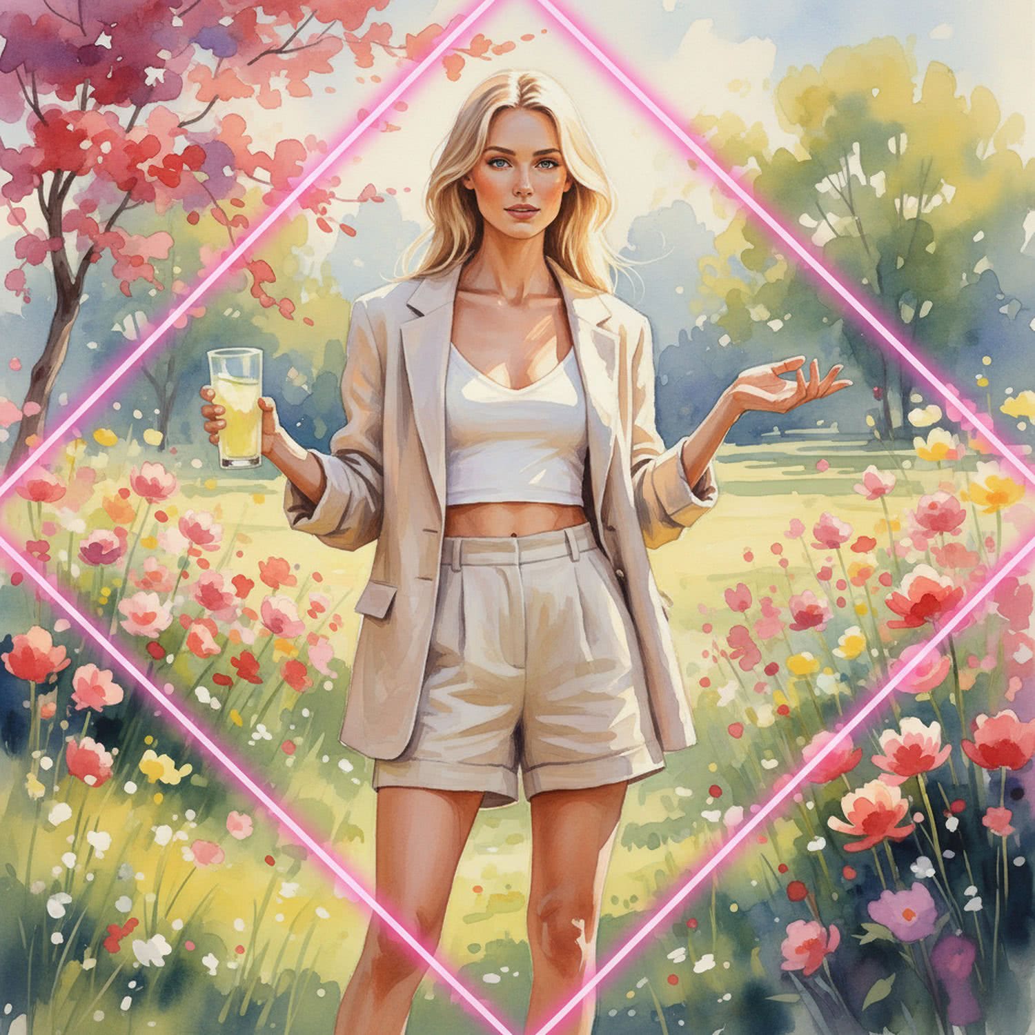 Ilustracja Moda i Styl - Amareldin.PL