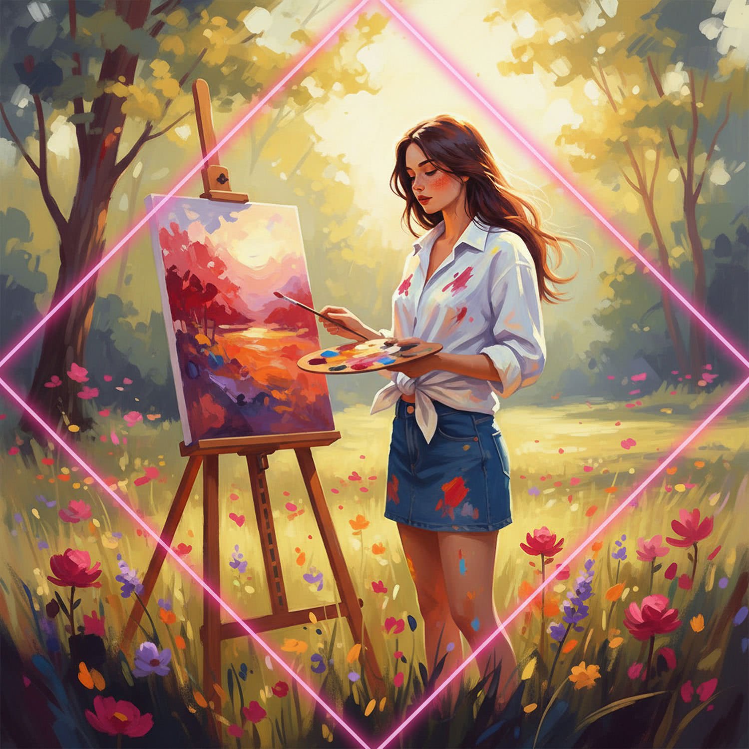 Ilustracja Moda i Styl - Amareldin.PL