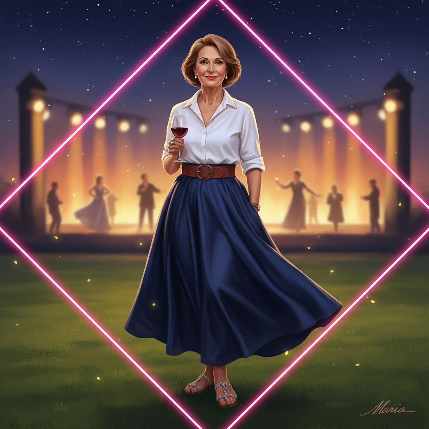 Ilustracja Moda i Styl - Amareldin.PL