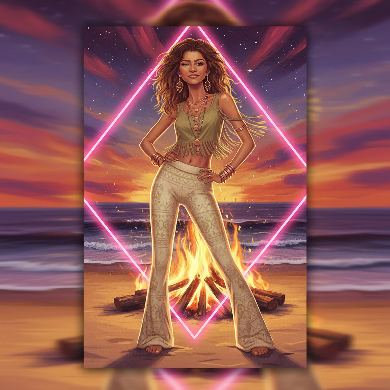 Ilustracja Moda i Styl - Amareldin.PL