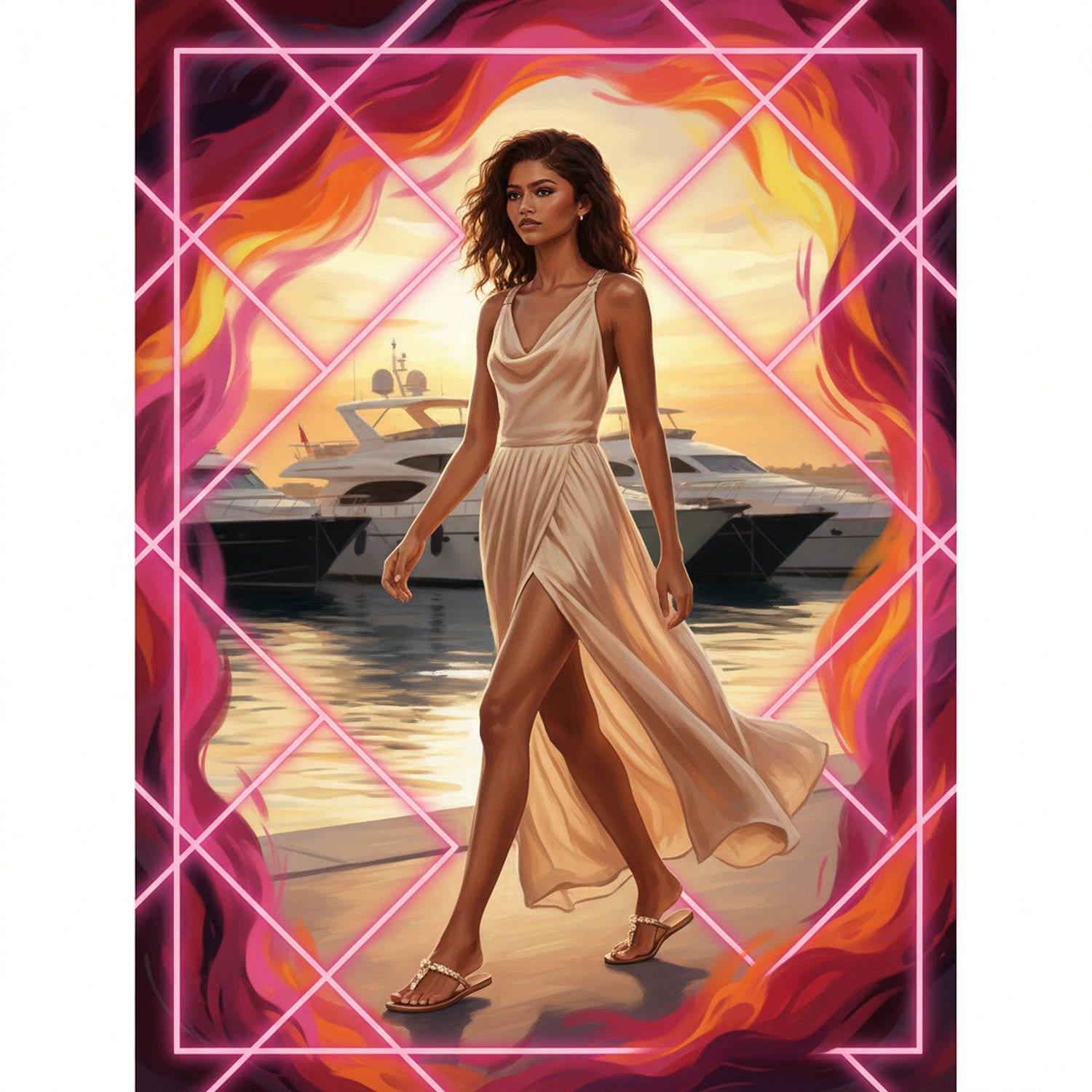 Ilustracja Moda i Styl - Amareldin.PL