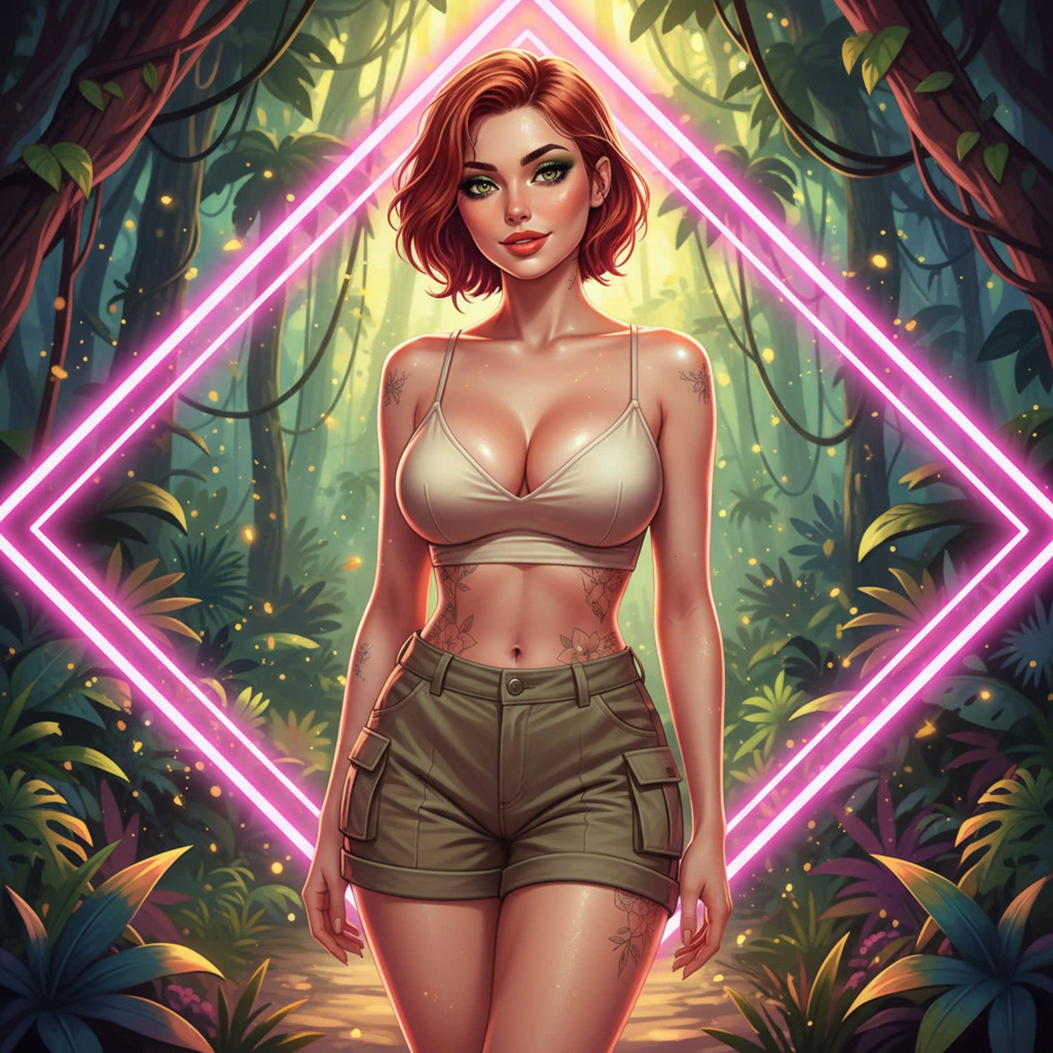 Ilustracja Modna kobieta i jej piękne ciało