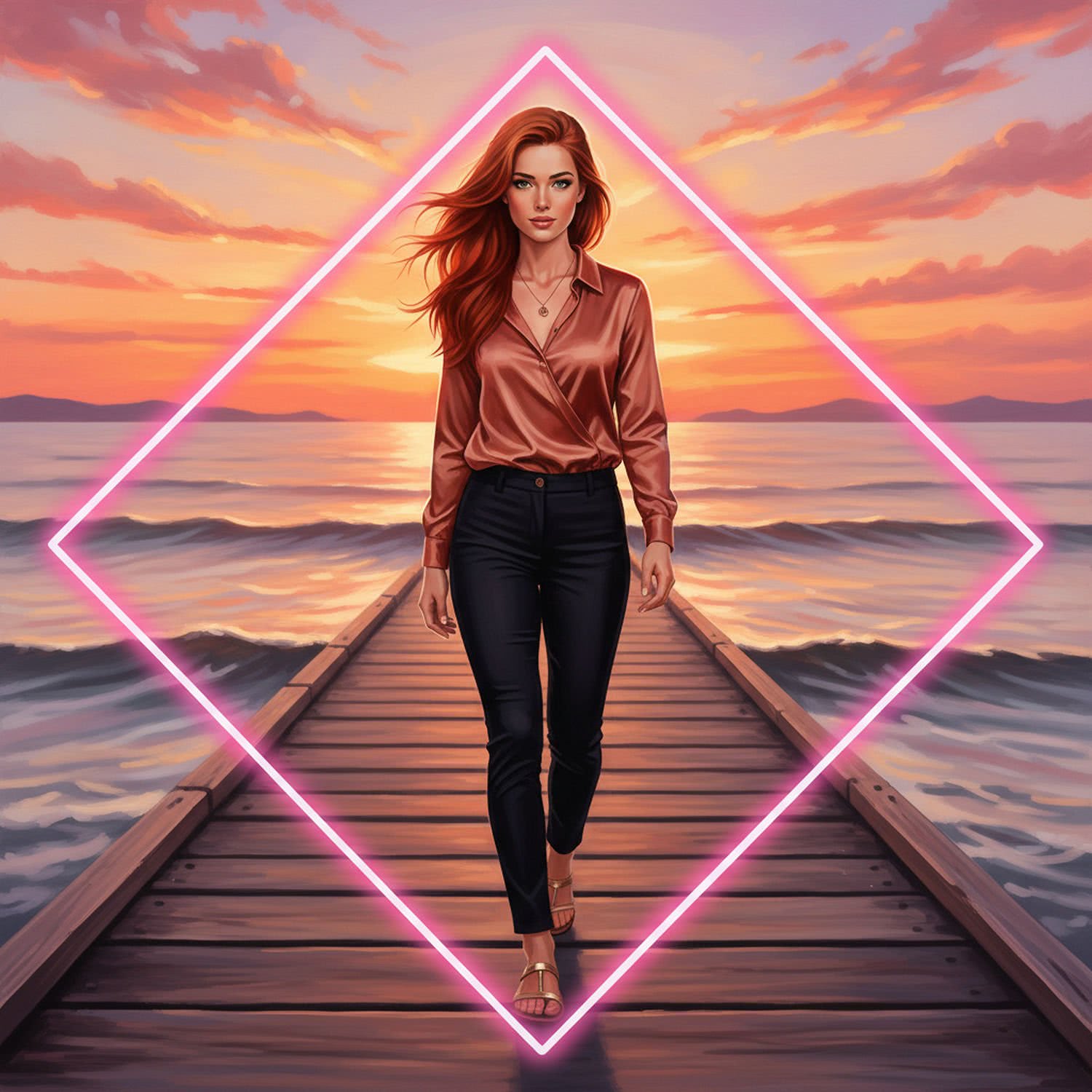 Ilustracja Moda i Styl - Amareldin.PL