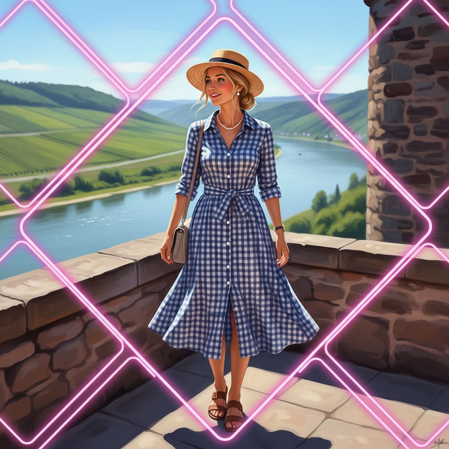 Ilustracja Moda i Styl - Amareldin.PL