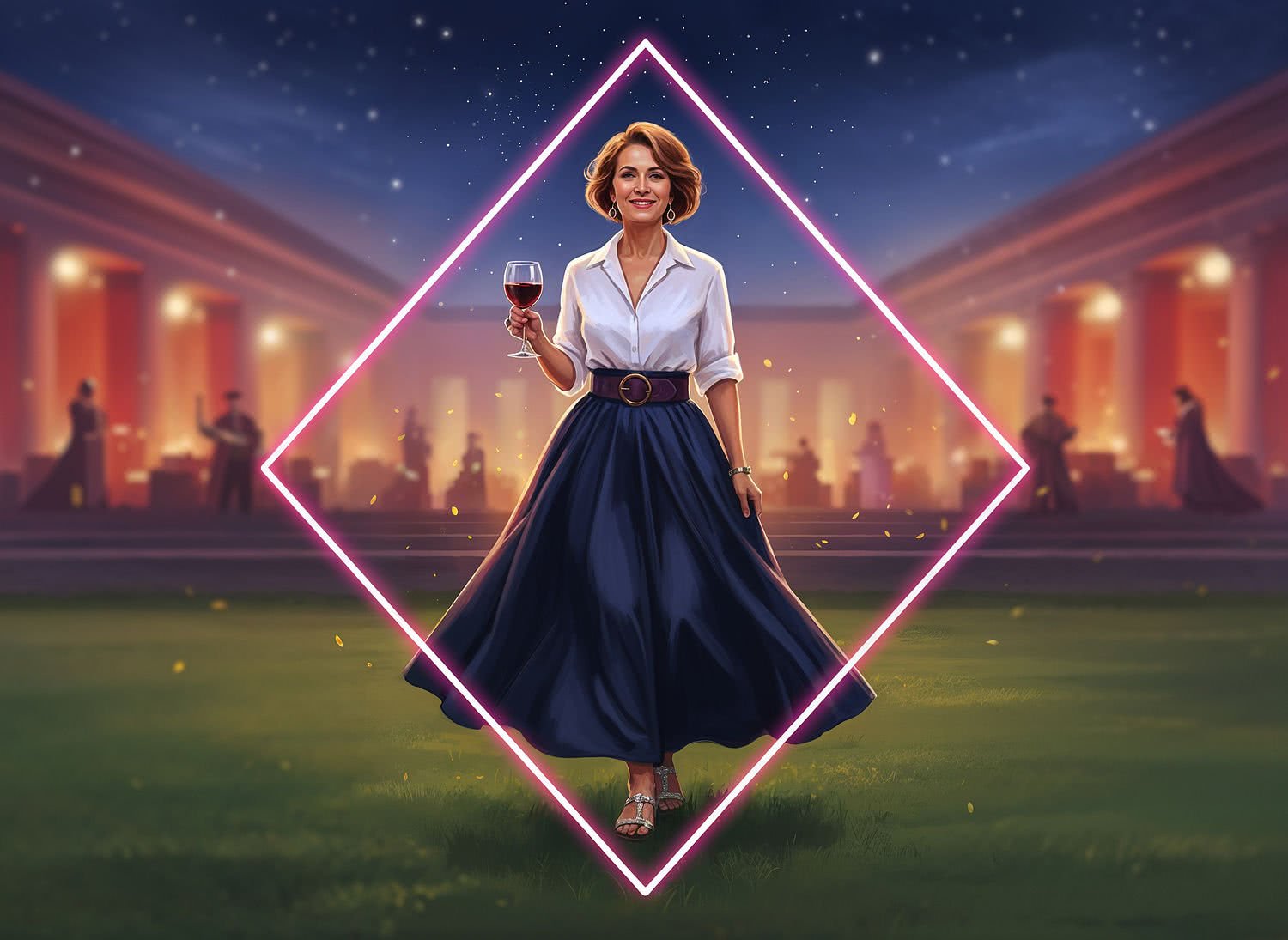 Ilustracja Moda i Styl - Amareldin.PL