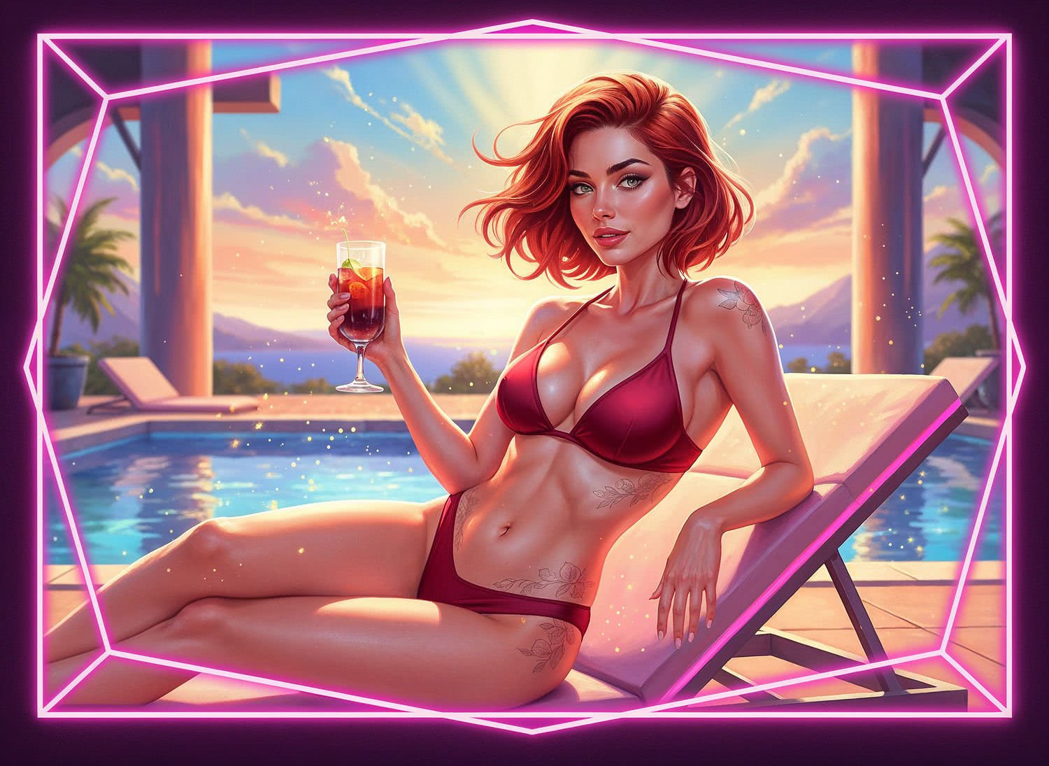 Ilustracja Modna kobieta i jej piękne ciało