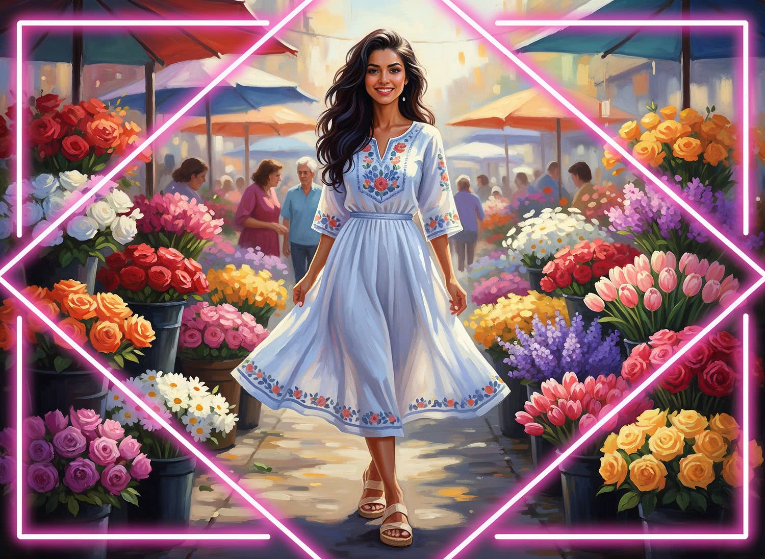 Ilustracja Moda i Styl - Amareldin.PL