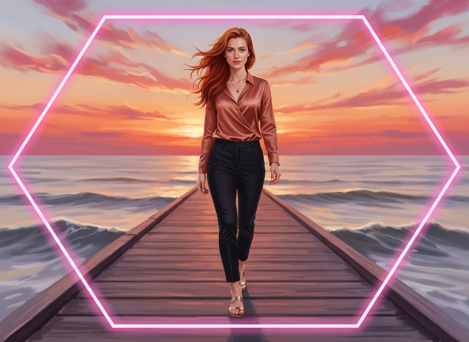 Ilustracja Moda i Styl - Amareldin.PL