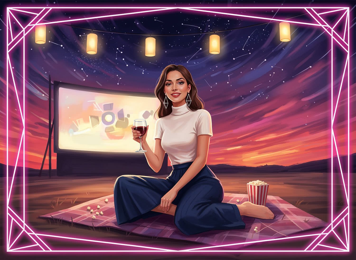 Ilustracja Moda i Styl - Amareldin.PL