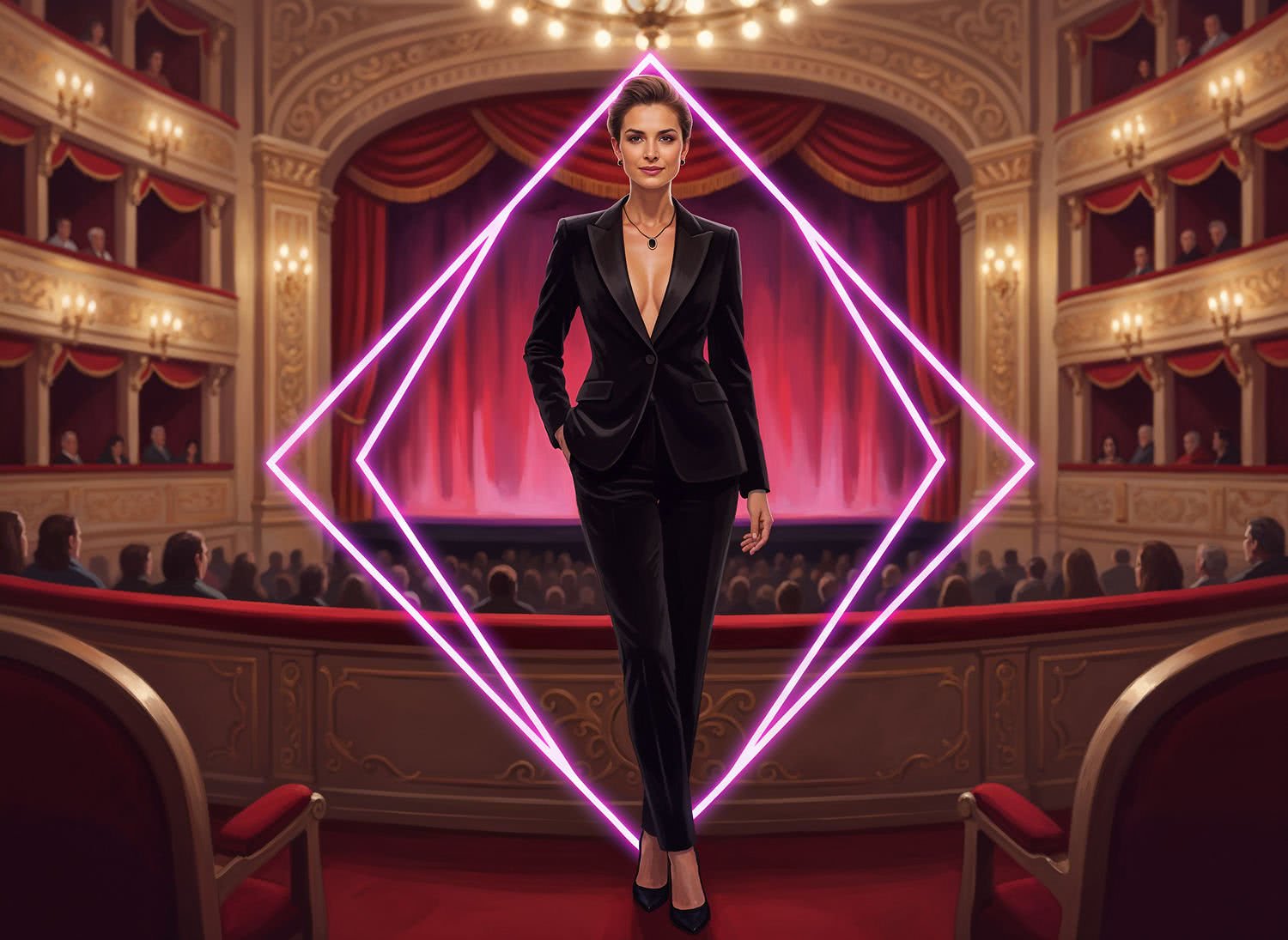 Ilustracja Moda i Styl - Amareldin.PL