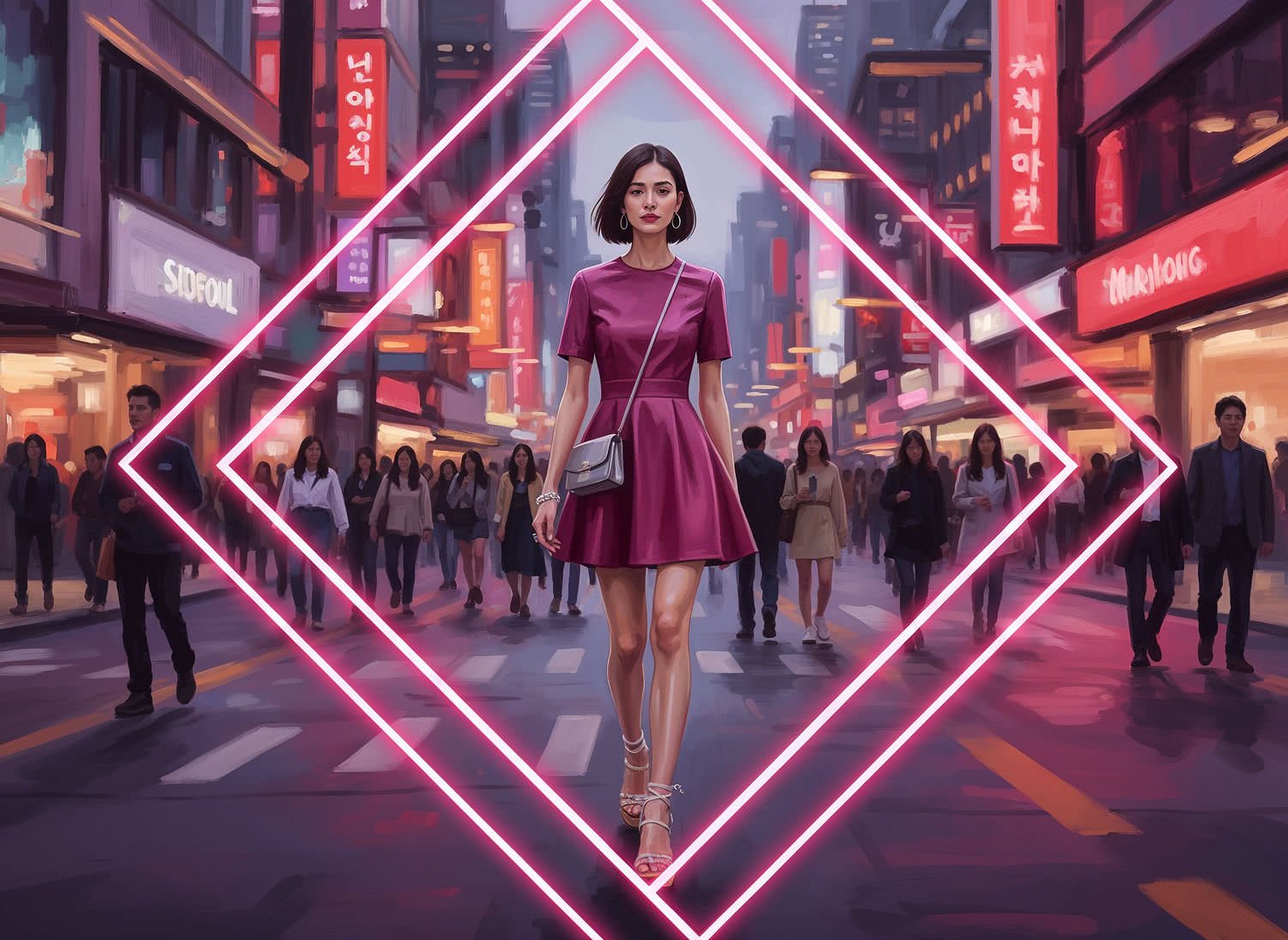 Ilustracja Moda i Styl - Amareldin.PL
