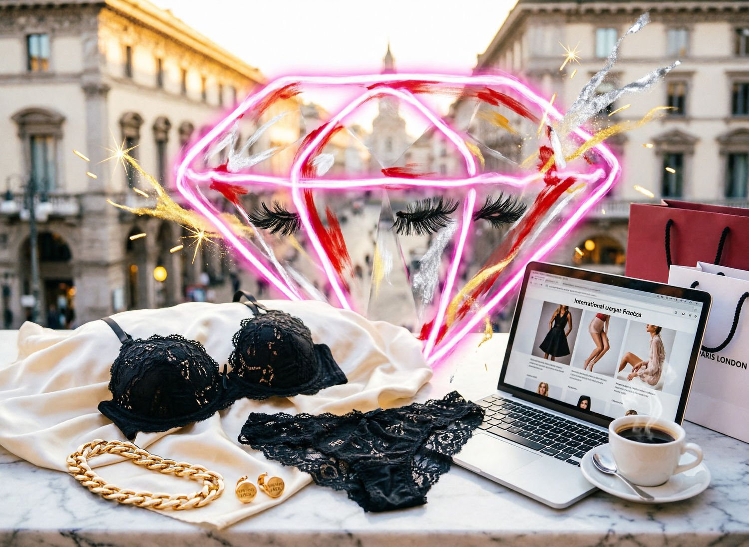 Ilustracja Temat: Moda i Styl - Amareldin.PL
